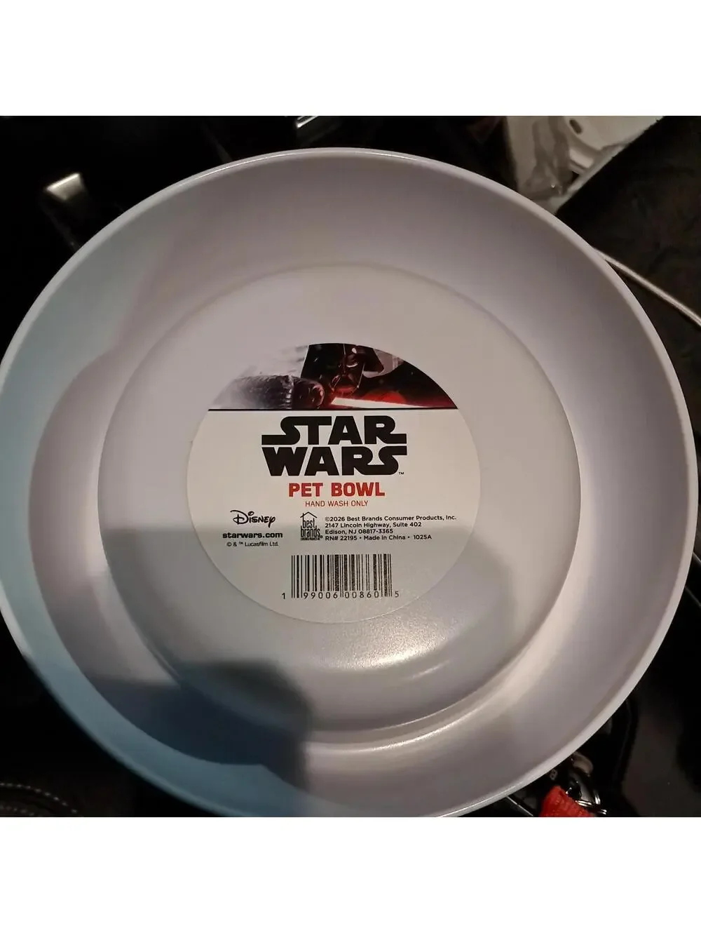 Disney Star‎ Wars Pet Bowls Melamine Darth Vader Chewbacca Yoda Ewok